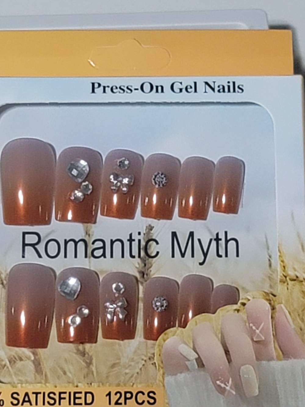 ❤️‍🔥6/$15❤️‍🔥Press-On Gel Nails - Brown Set